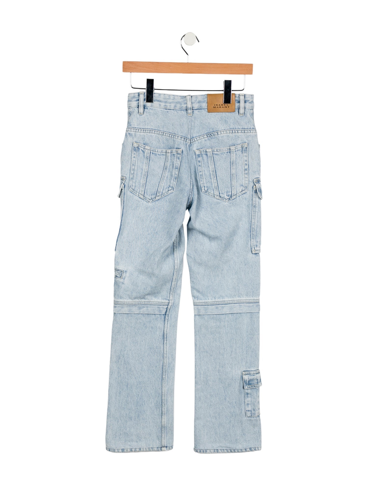 Isabel Marant High-Rise Straight Leg Jeans