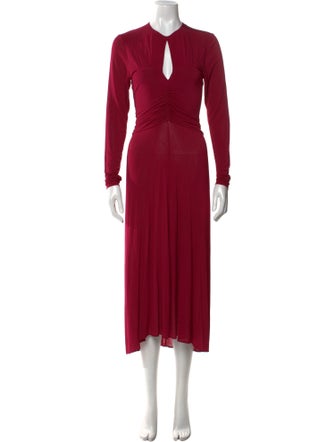 Isabel Marant V-Neck Long Dress