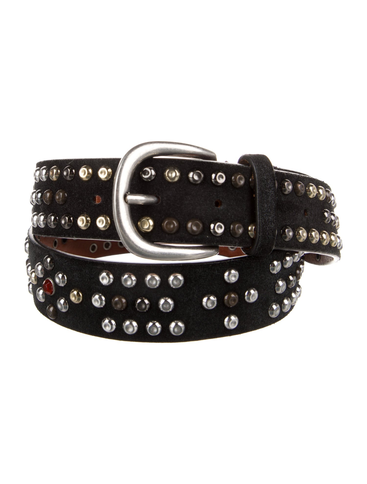 Isabel Marant Suede Crystal Embellishments Belt