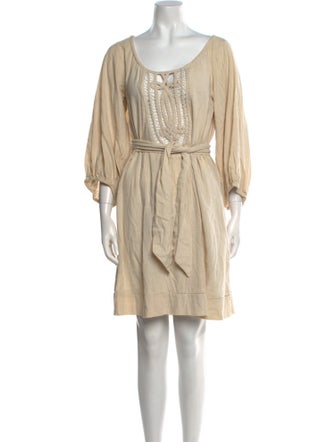 Isabel Marant Scoop Neck Knee-Length Dress