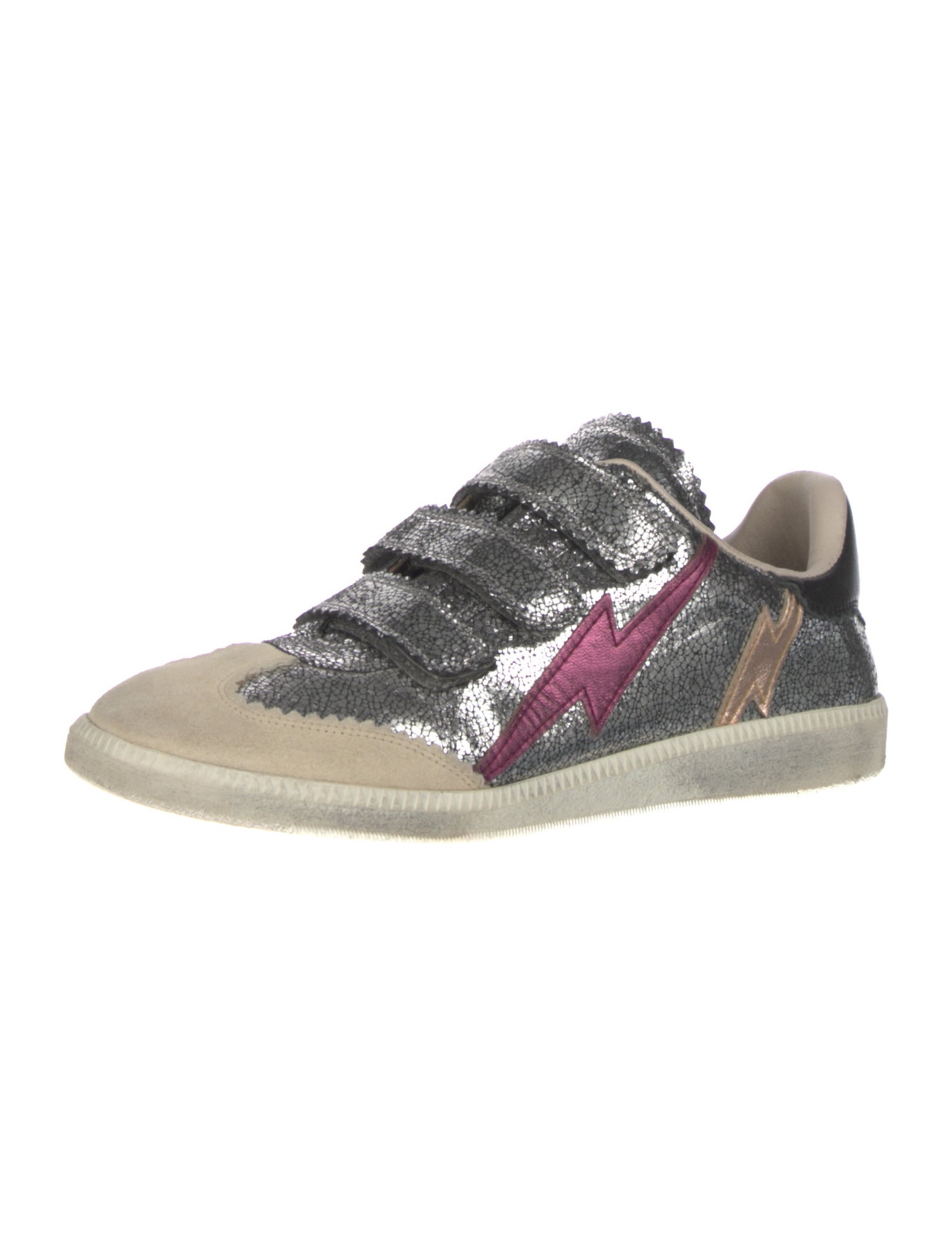 Isabel Marant Suede Printed Sneakers