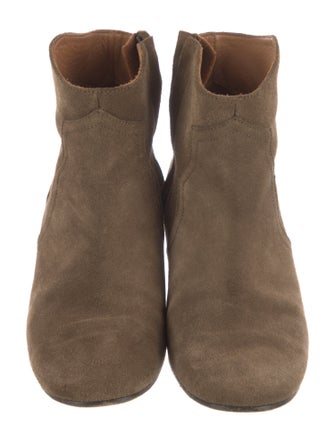 Isabel Marant Suede Western Boots