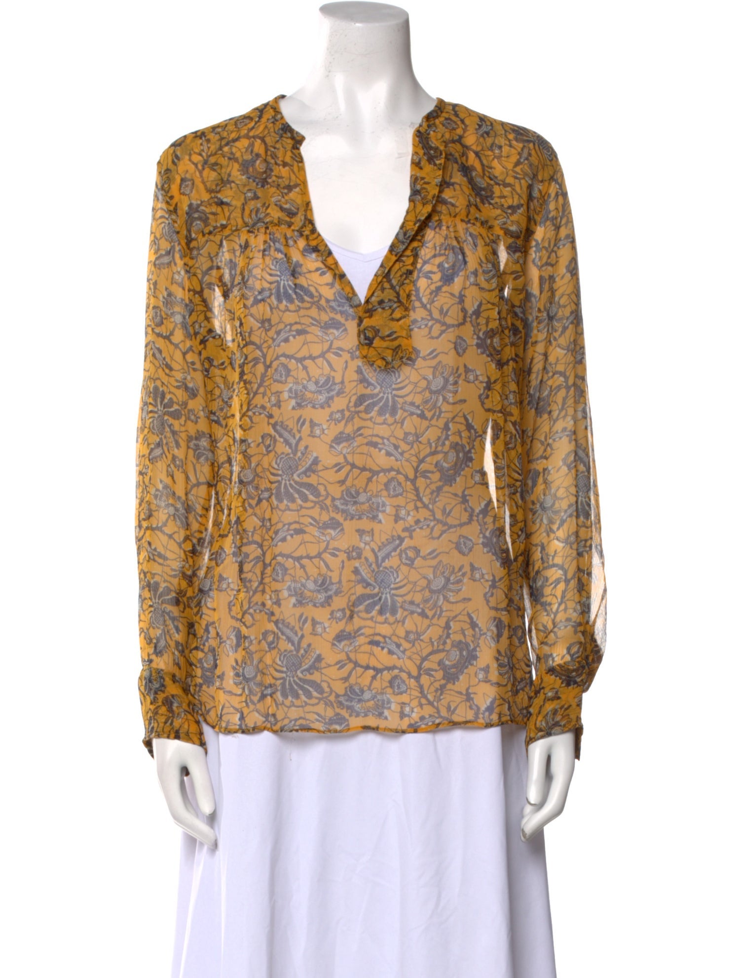 Étoile Isabel Marant Silk Printed Blouse