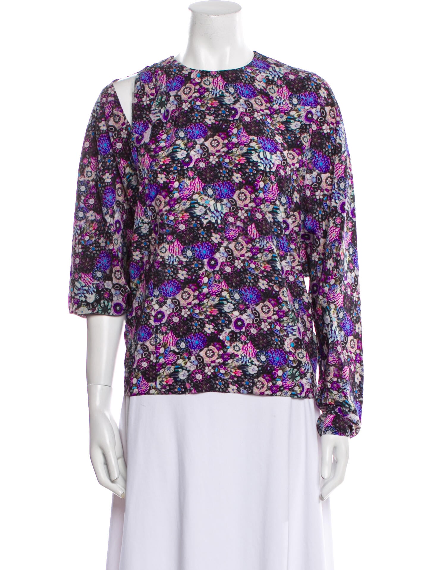 Isabel Marant Floral Print Crew Neck Blouse