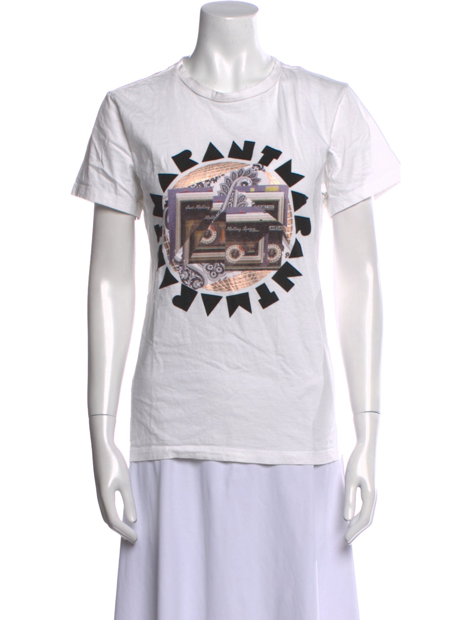 Isabel Marant Graphic Print Crew Neck T-Shirt