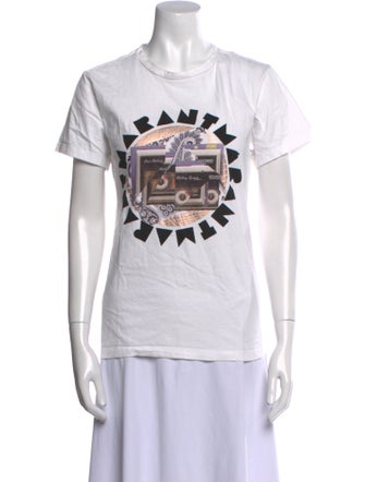 Isabel Marant Graphic Print Crew Neck T-Shirt