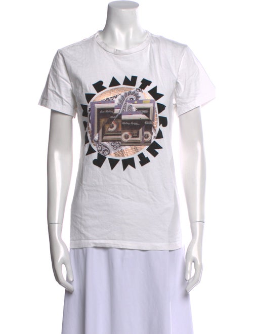 Isabel Marant Graphic Print Crew Neck T-Shirt