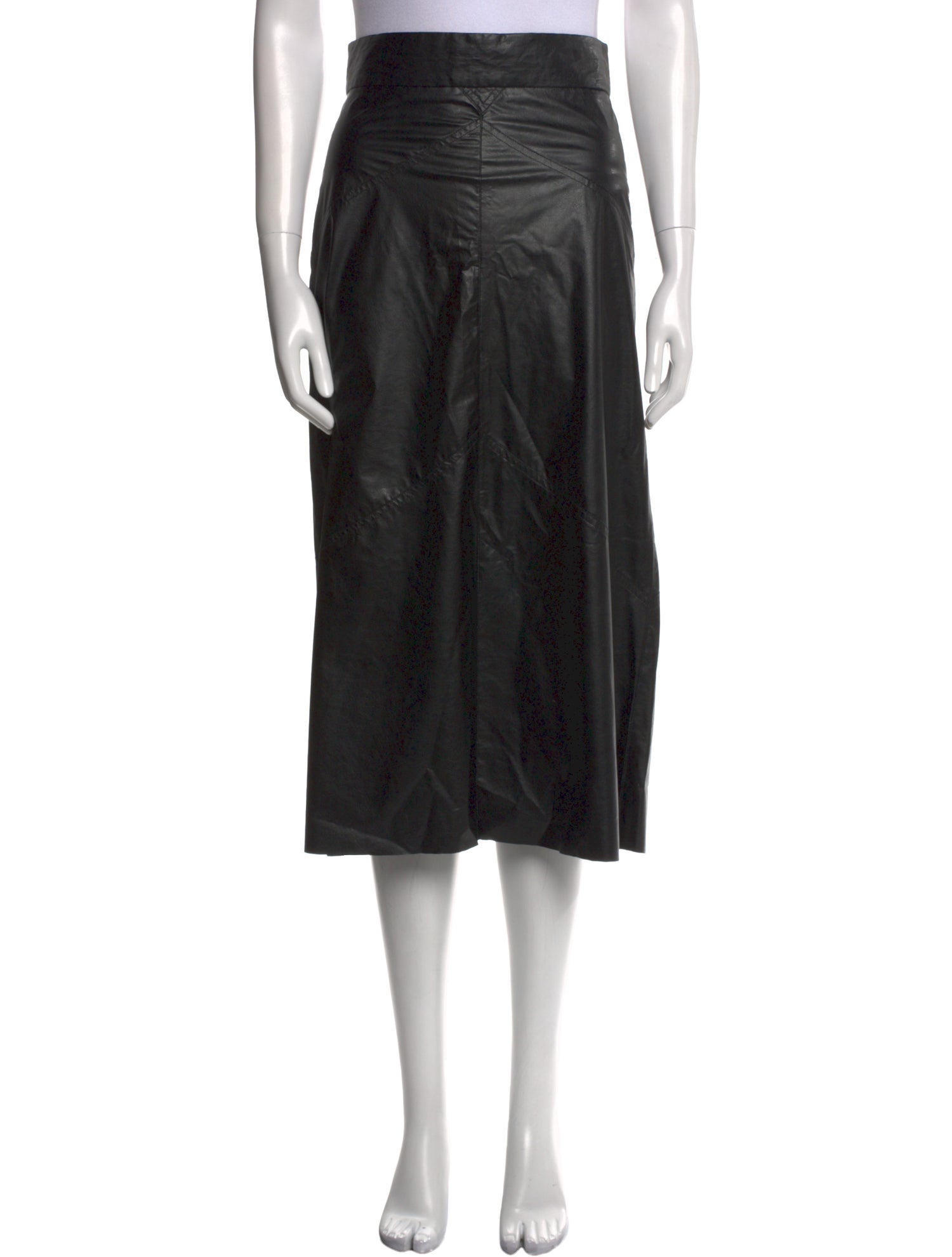 Isabel Marant Faux Leather Midi Length Skirt