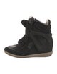 Isabel Marant Suede Wedge Sneakers