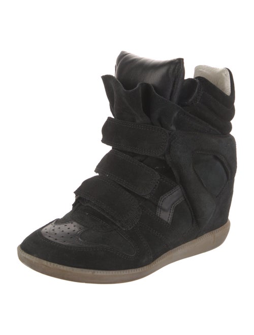 Isabel Marant Suede Wedge Sneakers