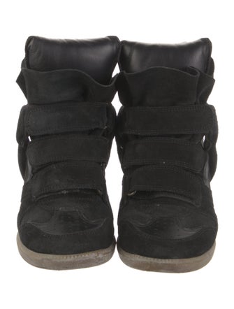 Isabel Marant Suede Wedge Sneakers