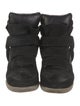 Isabel Marant Suede Wedge Sneakers