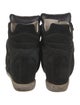 Isabel Marant Suede Wedge Sneakers