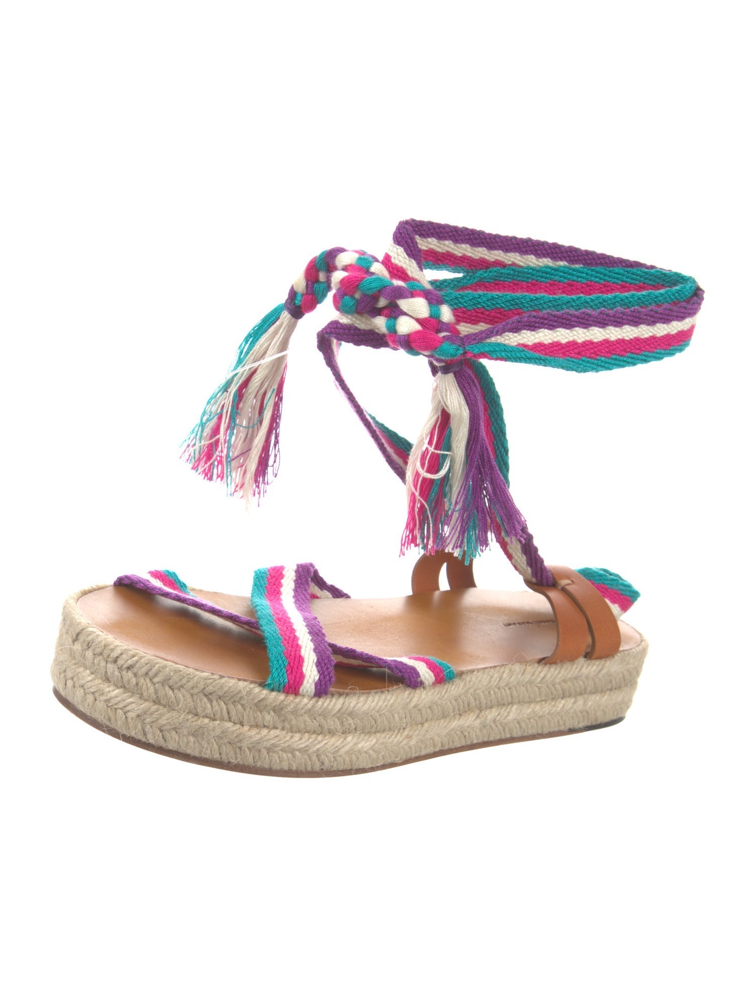 Isabel Marant Printed Braided Accents Espadrilles w/ Tags