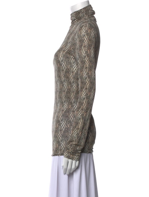 Isabel Marant Polka Dot Print Turtleneck Sweater