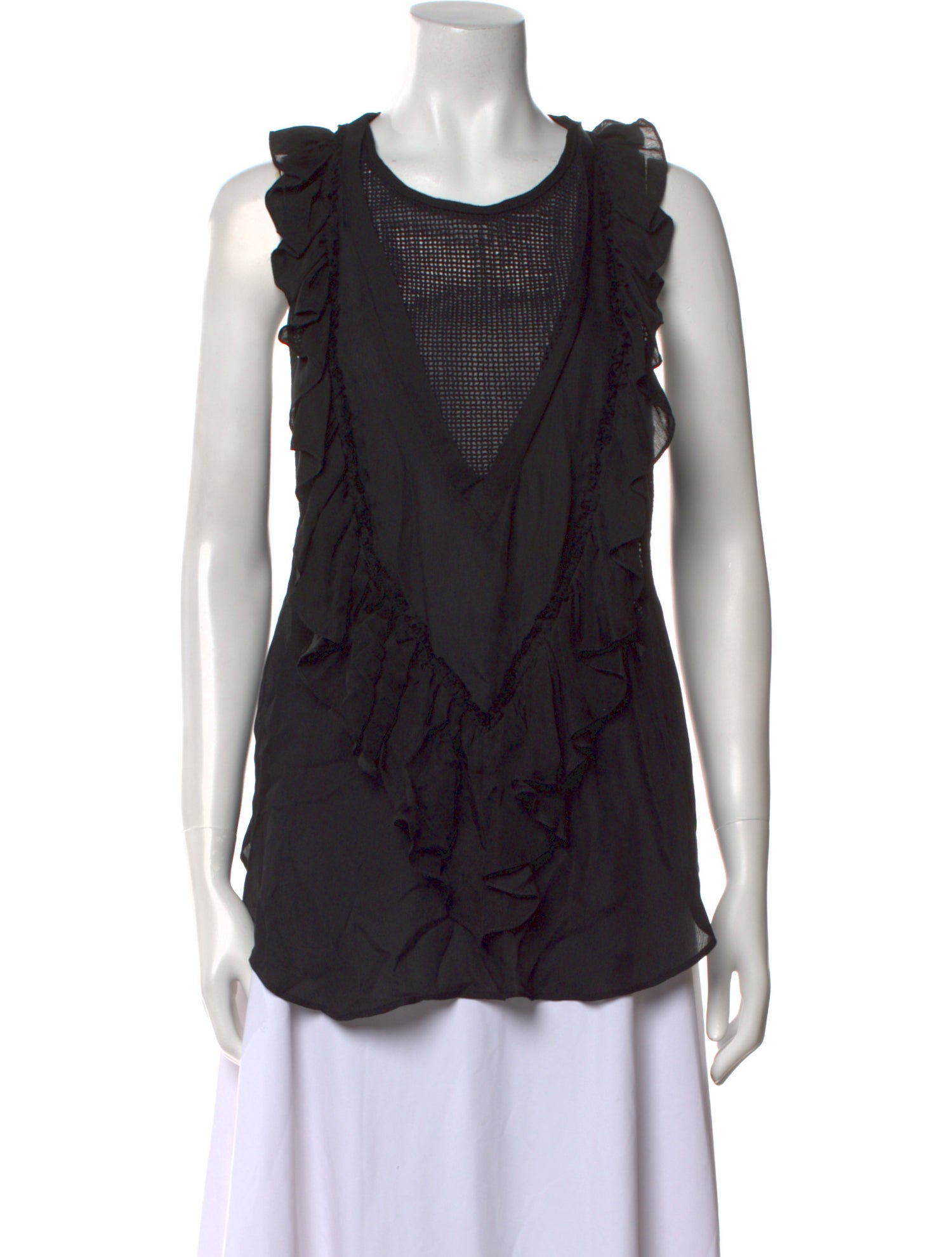 Isabel Marant Scoop Neck Sleeveless Top