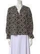 Isabel Marant Silk Printed Blouse