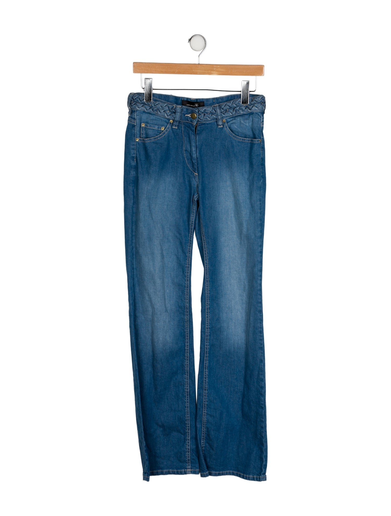 Isabel Marant Mid-Rise Wide Leg Jeans