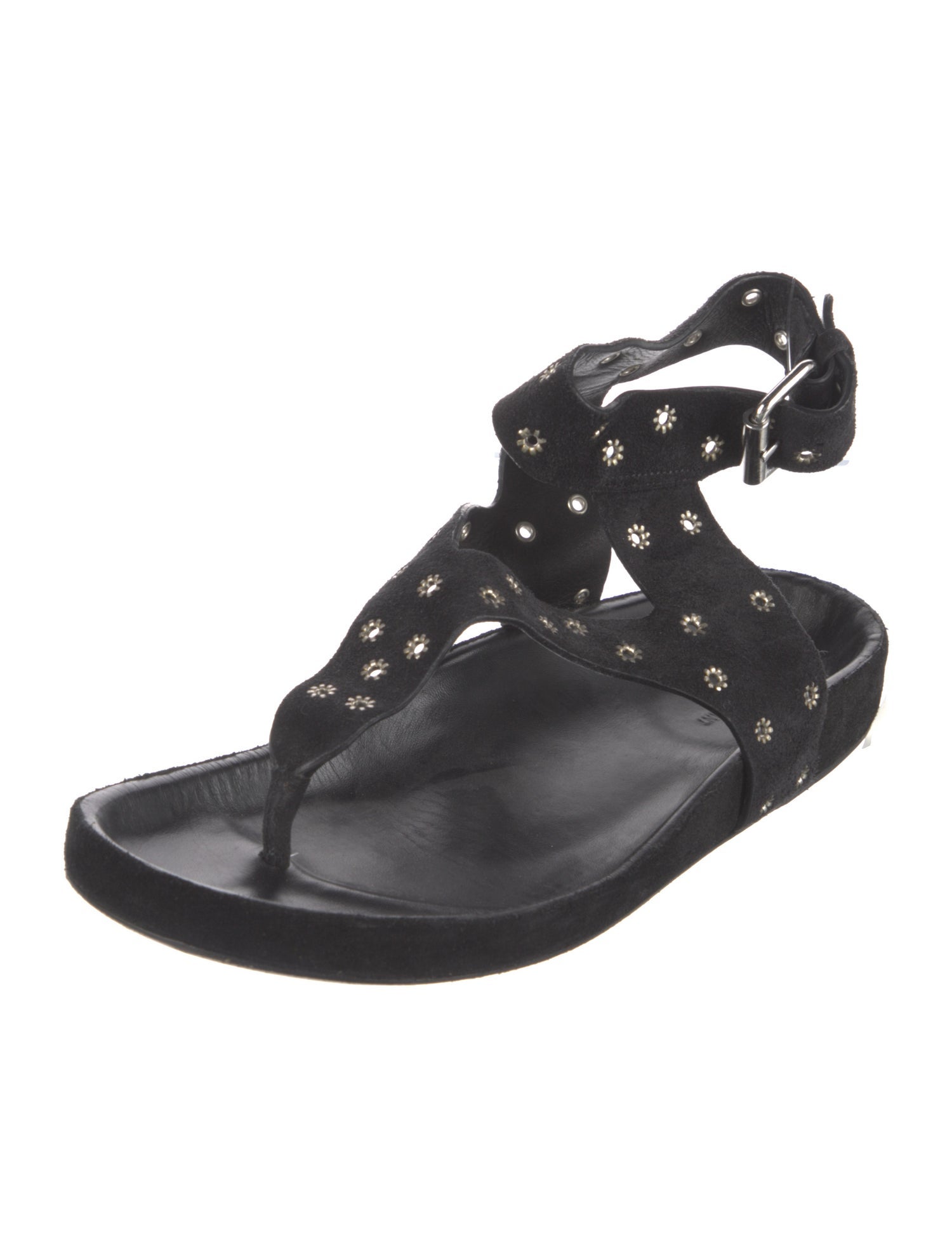 Isabel Marant Suede Gladiator Sandals