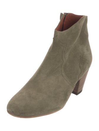Isabel Marant Suede Western Boots