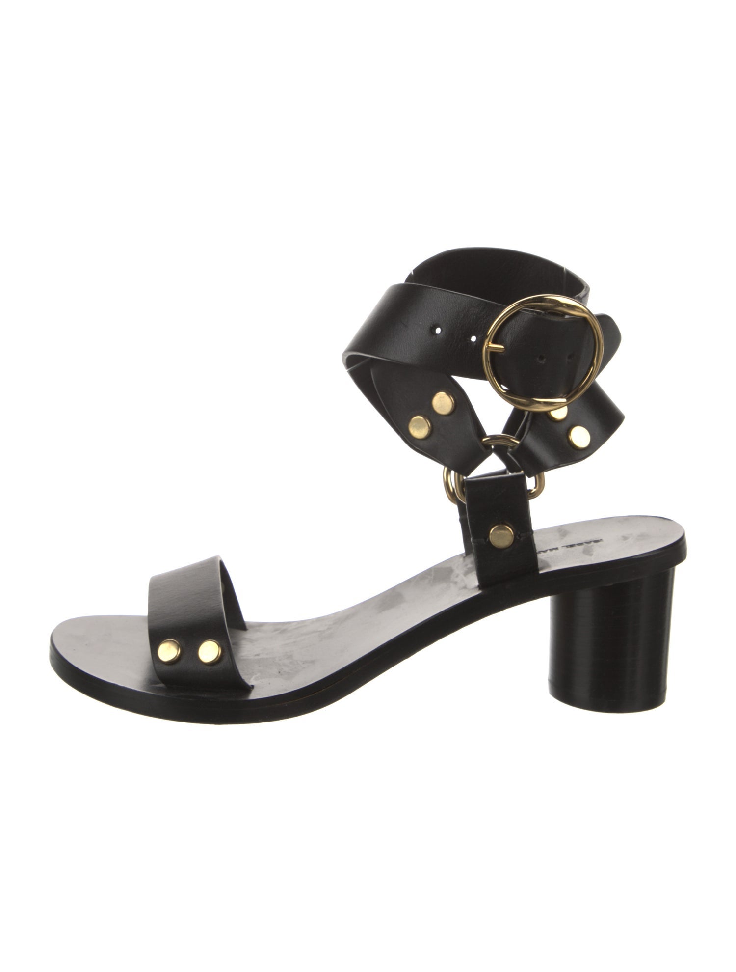 Isabel Marant Leather Studded Accents Sandals
