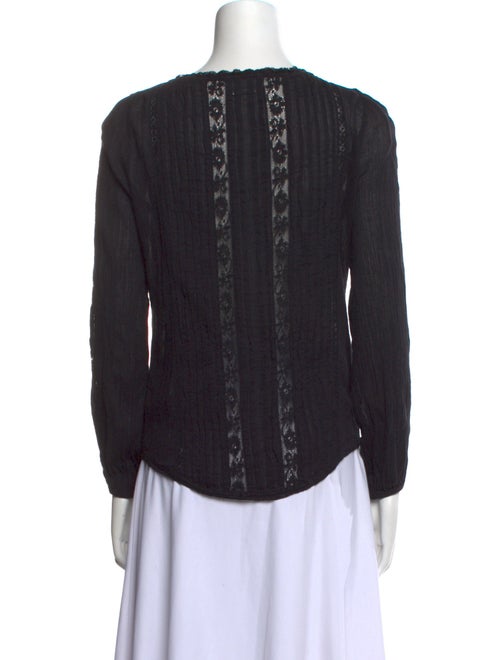 Isabel Marant Scoop Neck Long Sleeve Blouse