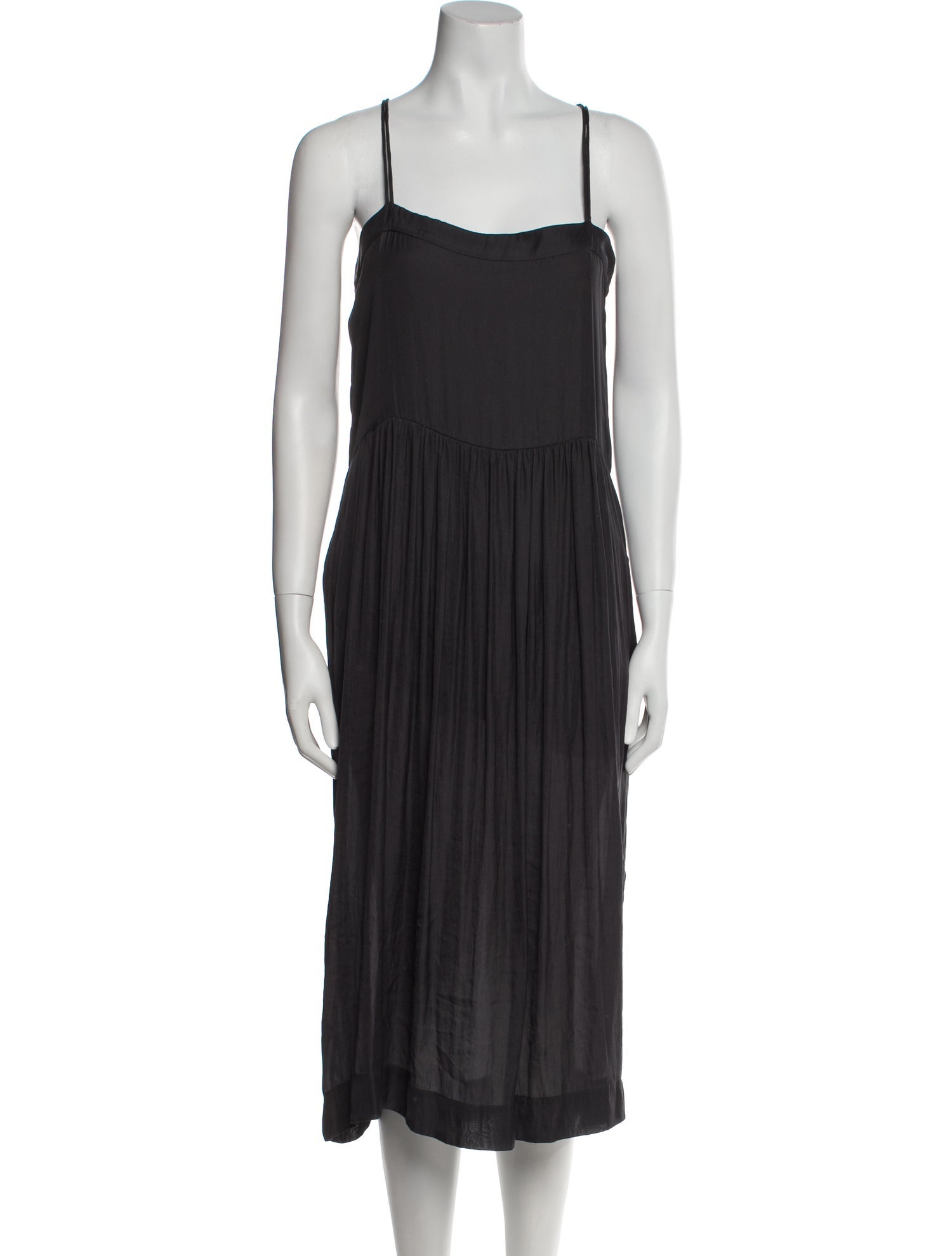 Isabel Marant Square Neckline Midi Length Dress