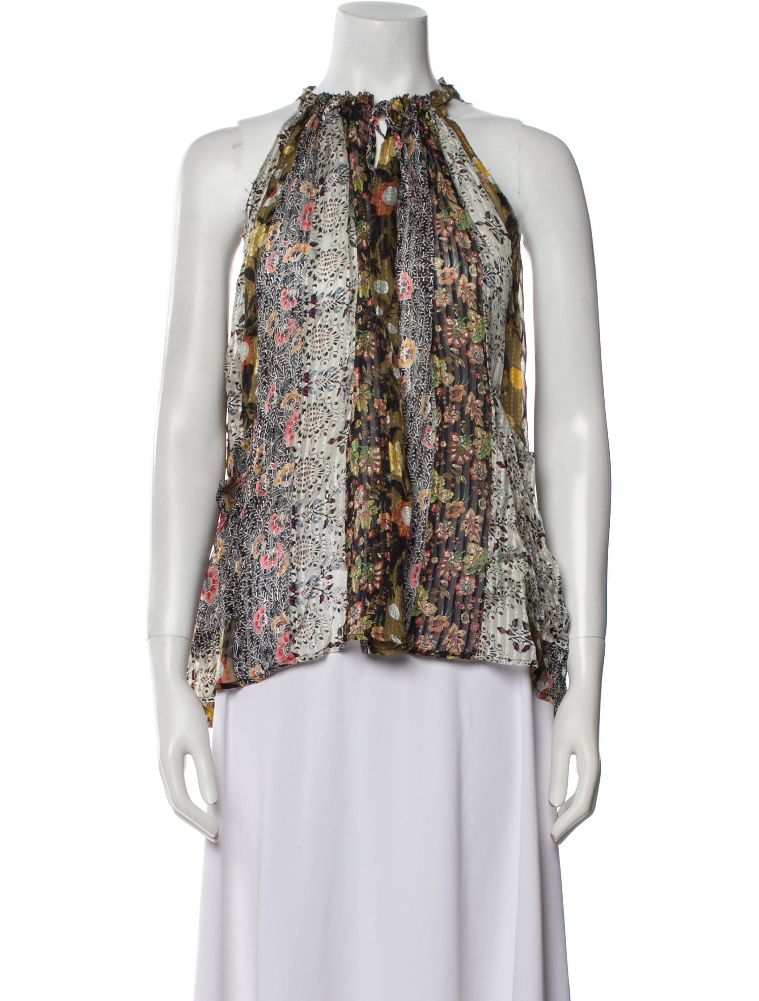Isabel Marant Silk Floral Print Blouse