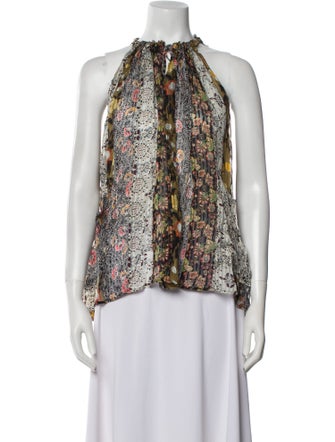 Isabel Marant Silk Floral Print Blouse