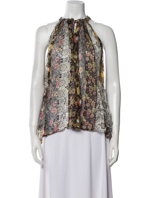 Isabel Marant Silk Floral Print Blouse
