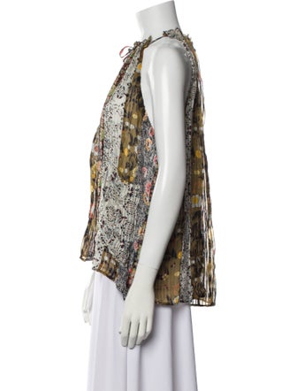 Isabel Marant Silk Floral Print Blouse
