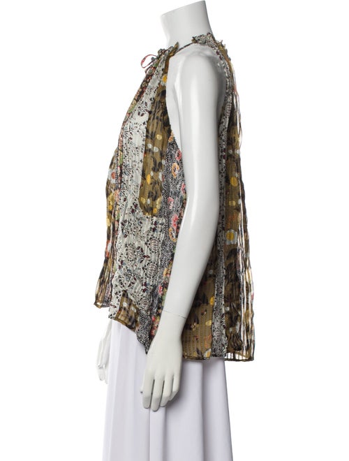 Isabel Marant Silk Floral Print Blouse