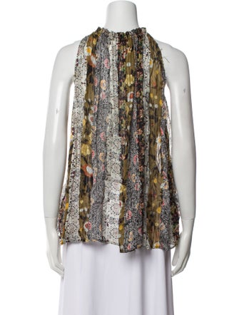 Isabel Marant Silk Floral Print Blouse