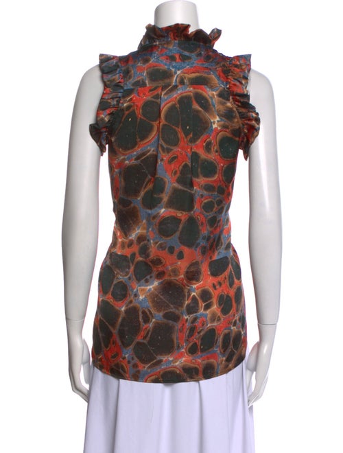 Isabel Marant Printed Scoop Neck Top