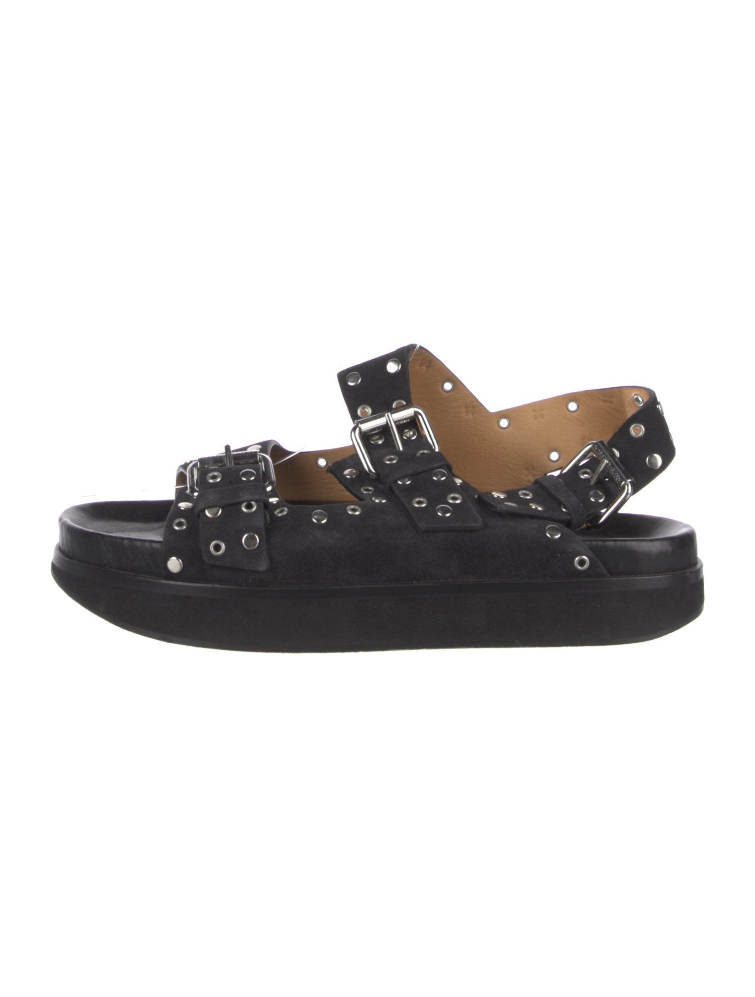 Isabel Marant Suede Studded Accents Gladiator Sandals