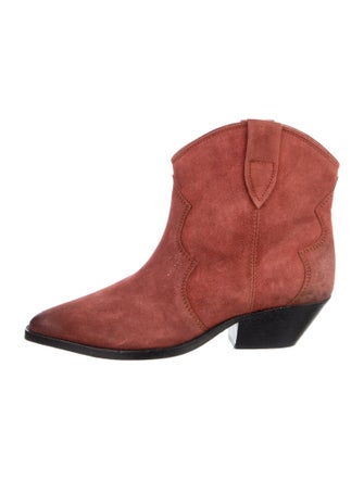 Isabel Marant Suede Western Boots