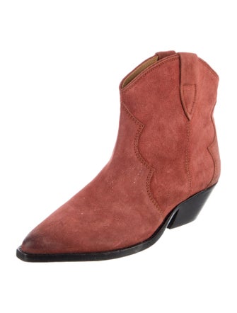 Isabel Marant Suede Western Boots
