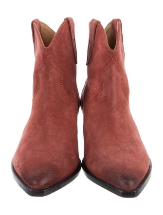 Isabel Marant Suede Western Boots