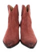 Isabel Marant Suede Western Boots