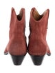 Isabel Marant Suede Western Boots