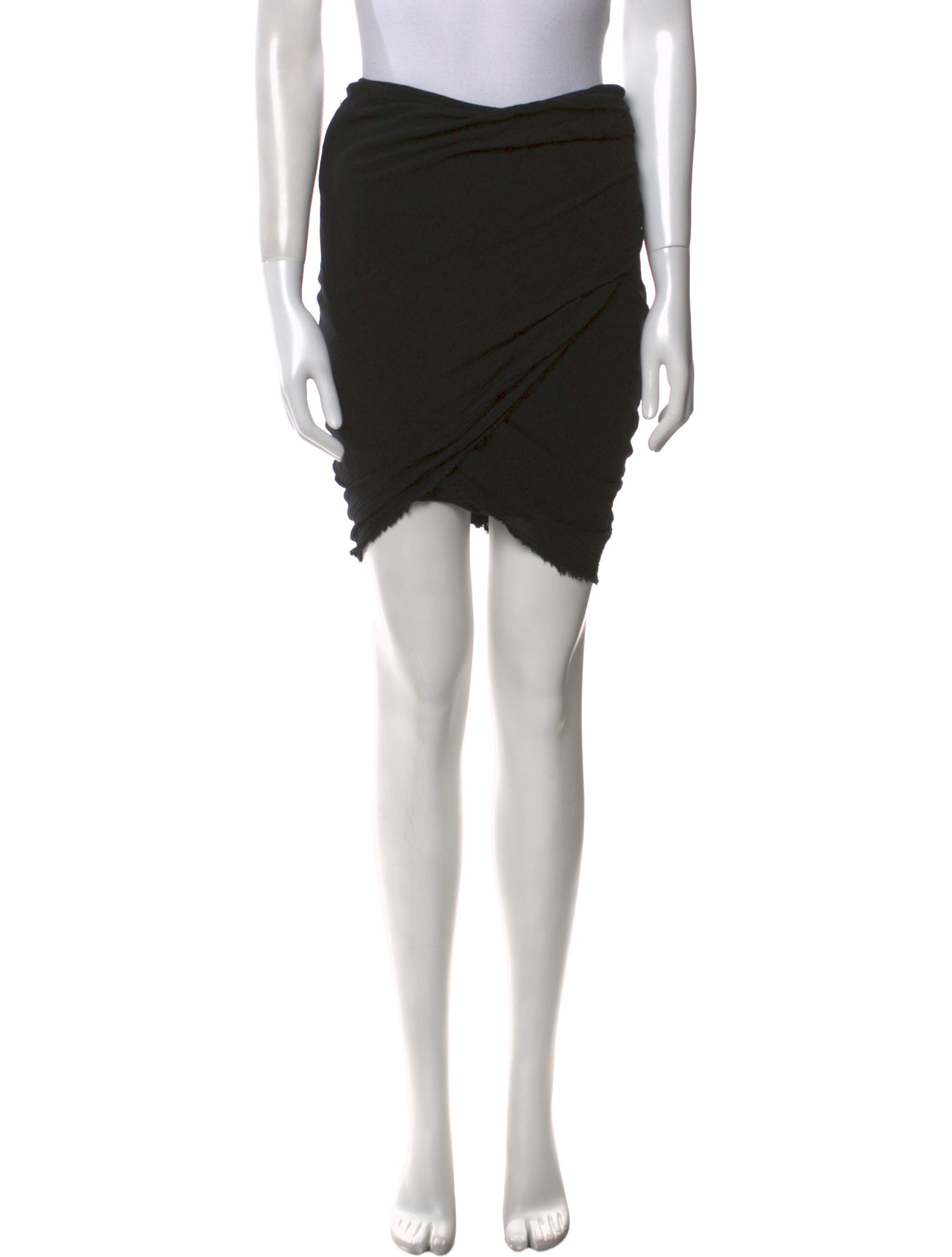 Isabel Marant Distressed Accents Knee-Length Skirt