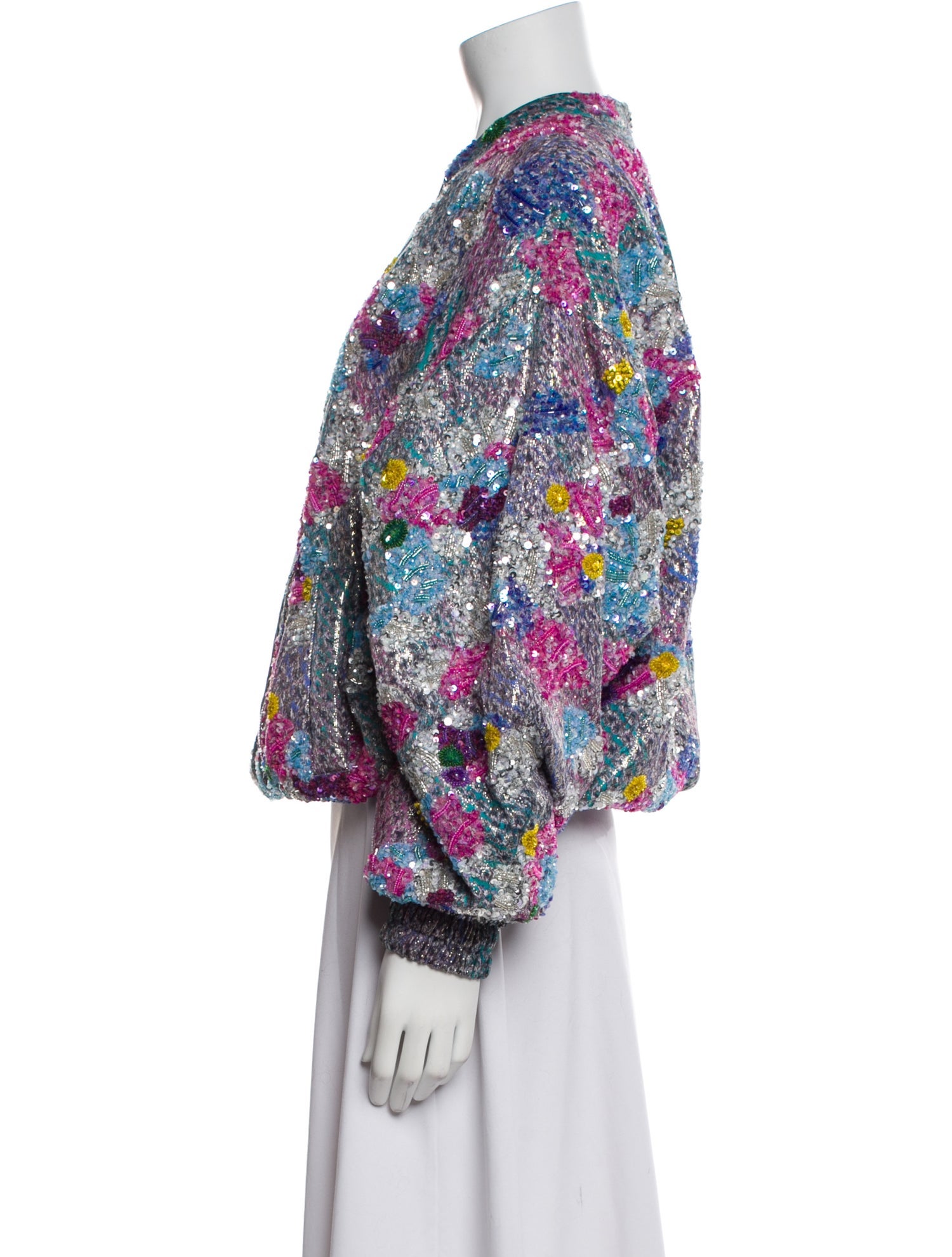 Isabel Marant Silk Printed Evening Jacket