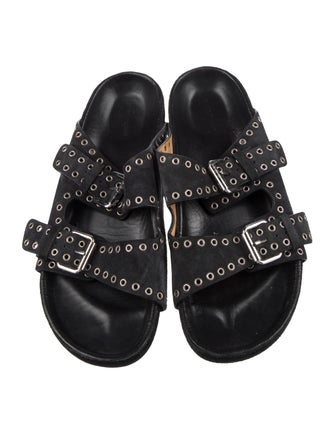 Isabel Marant Lennyo Suede Slides
