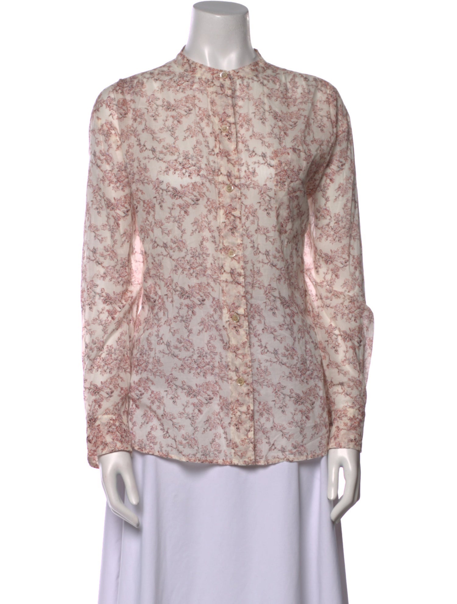 Étoile Isabel Marant Floral Print Crew Neck Blouse
