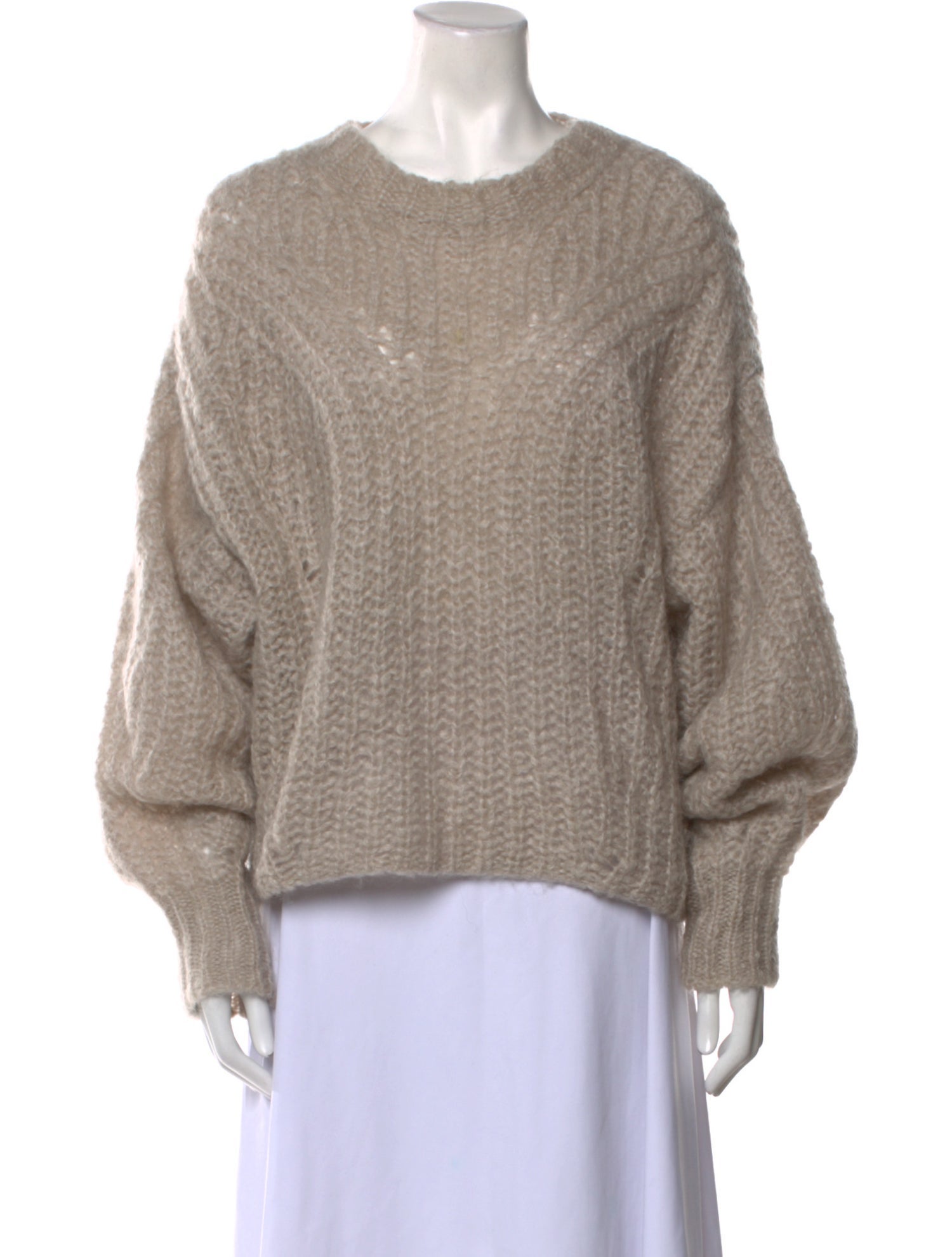 Isabel Marant Kid Mohair Crew Neck Sweater