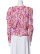 Isabel Marant Floral Print Scoop Neck Blouse