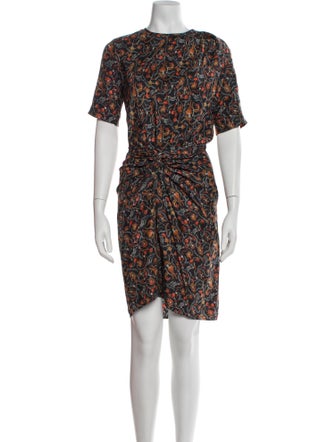Isabel Marant Silk Knee-Length Dress