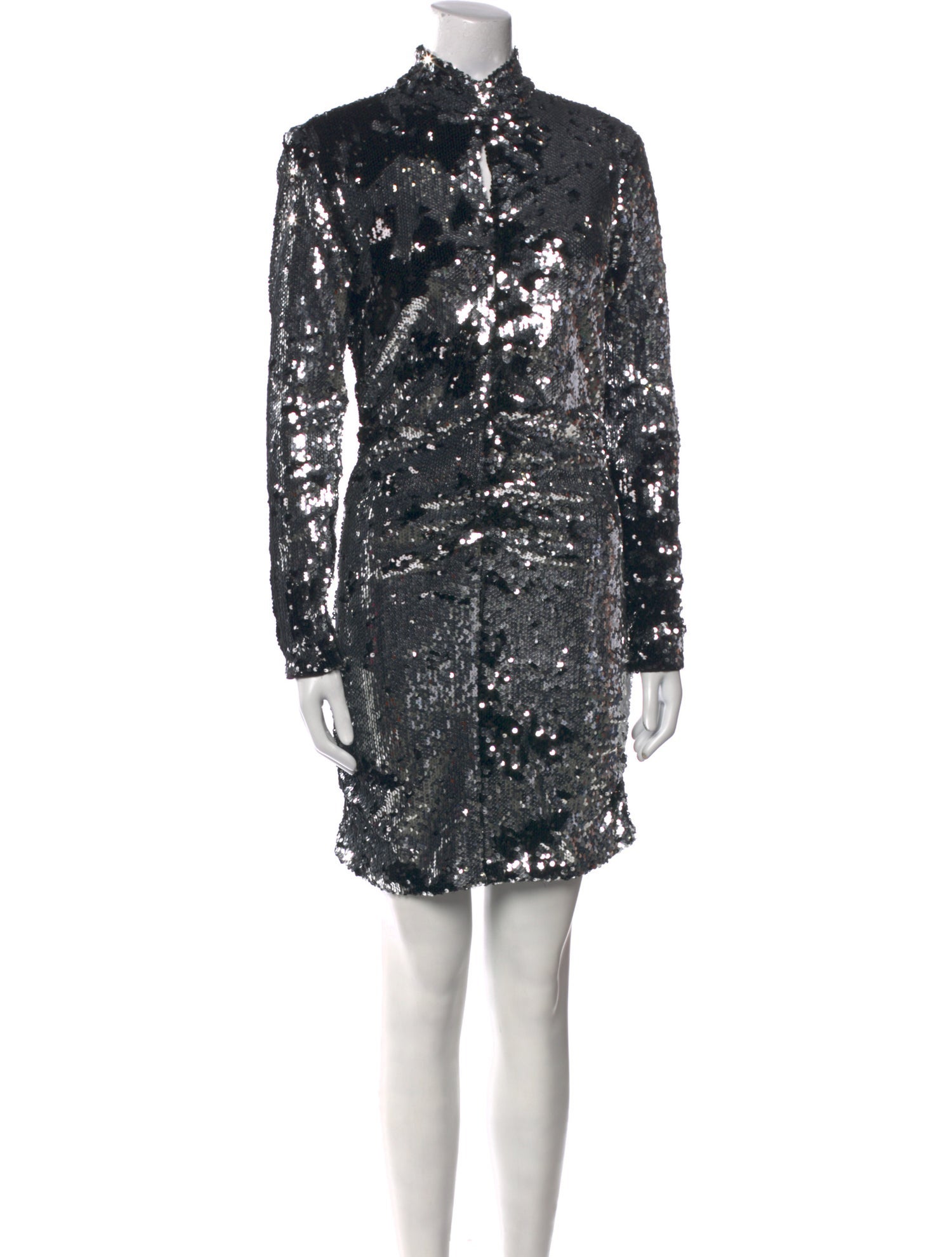 Isabel Marant Mock Neck Mini Dress