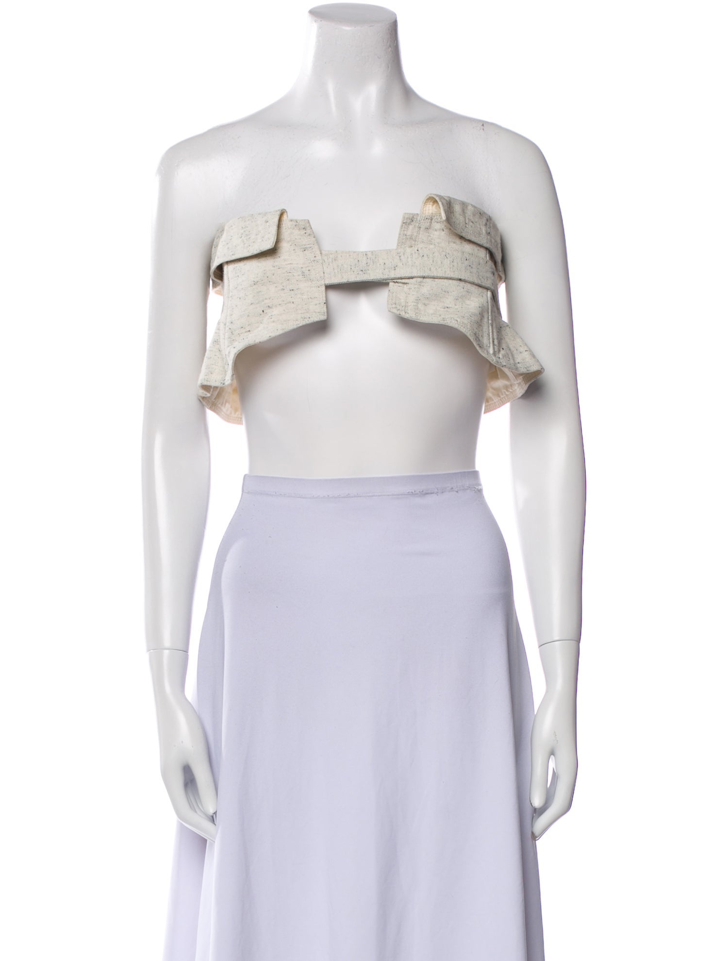 Isabel Marant Strapless Crop Top