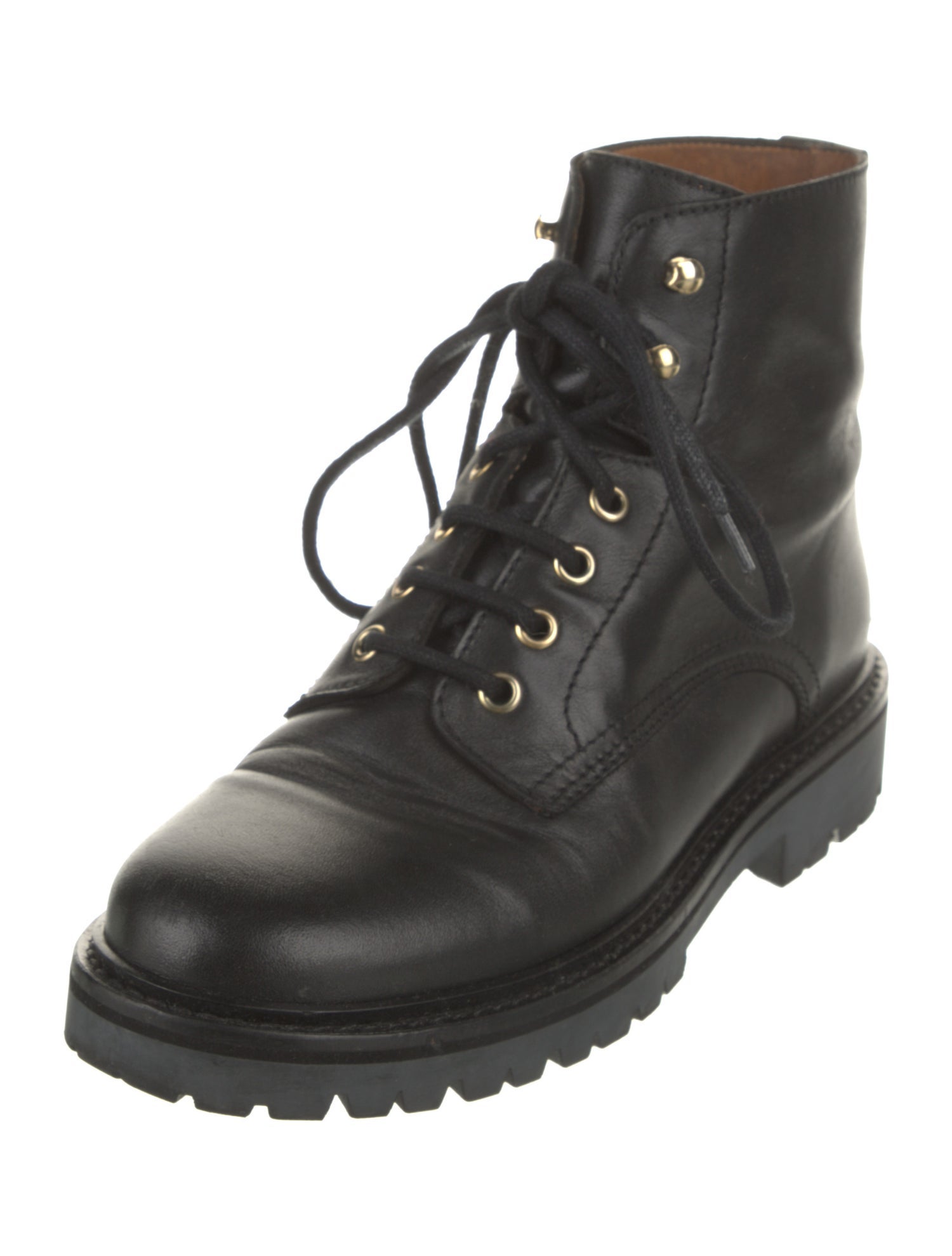 Isabel Marant Leather Combat Boots